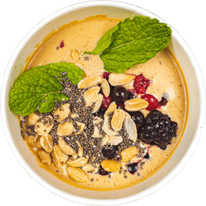 Waniliowy jogurt z owocowym musli Waniliowy jogurt z owocowym musli