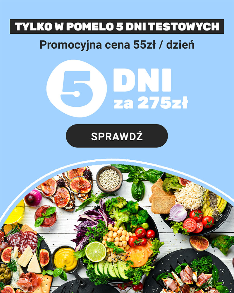 Dieta pudełkowa promocje cateringu dietetycznego Pomelo