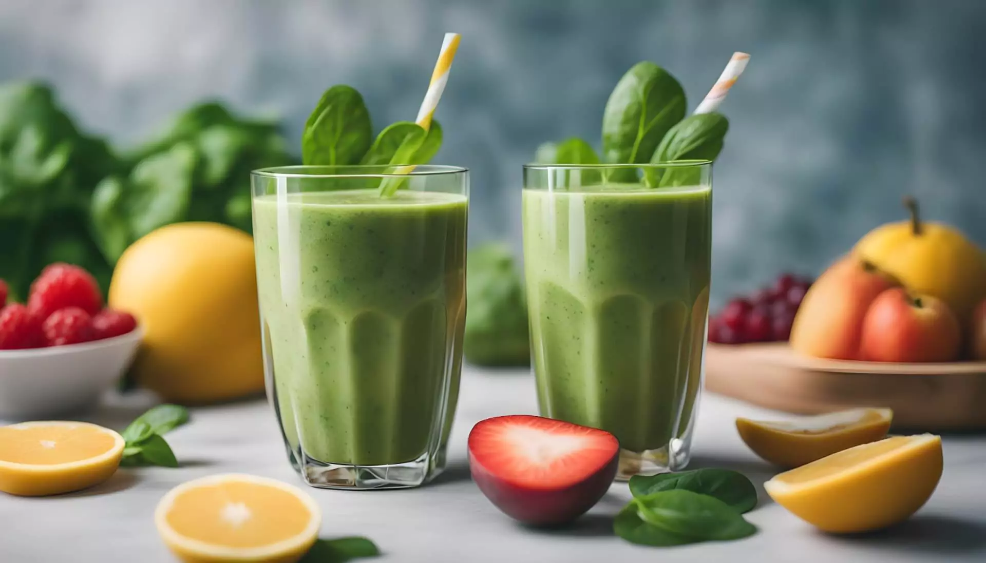 zielone smoothie - zdrowy koktajl z warzywami