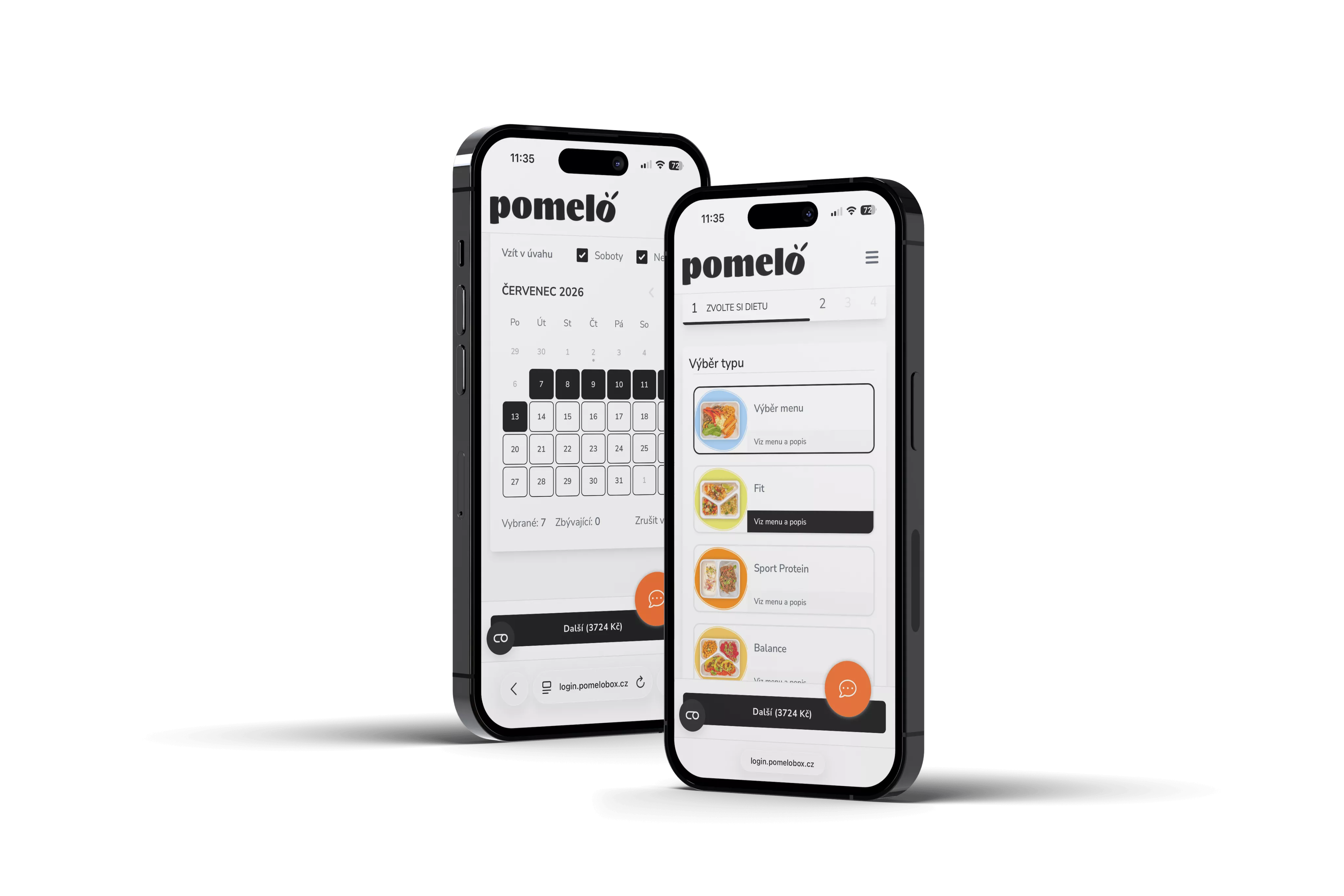 Aplikacja Pomelo na telefonie