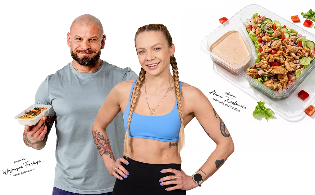 Wojciech Fericze i Anna Kozłowska — trenerzy personalni polecający Pomelo